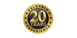 Over 20 years experience